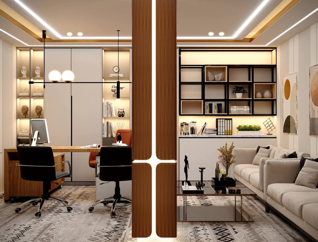 Executive Office – Work & Lounge Zones