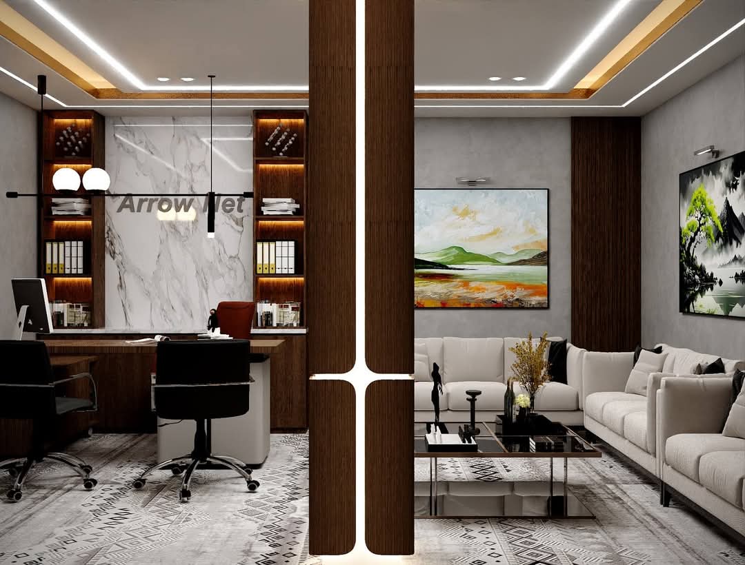 Corporate Office – Desk & Lounge