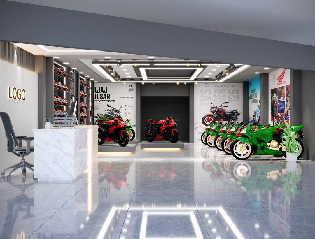 Motorbike Showroom – Front Desk